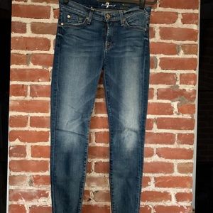 7 for all mankind “the ankle skinny” 28